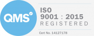 ISO 9001 : 2015 registered